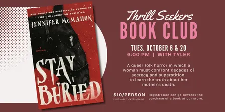October Thrill Seekers Book Club - Night One