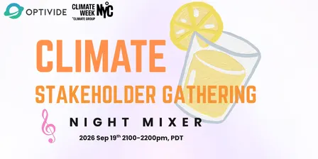 Climate Stakeholder Gathering: NYCW 2026