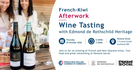 French-Kiwi Afterwork | Wine Tasting with Edmond de Rothschild Heritage