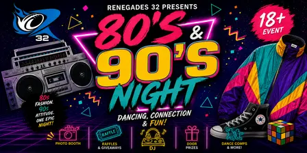 Renegades 80's & 90's Social Night