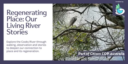 Regenerating Place: Our Living River Stories Sydney - Citizen COP 2026