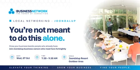 D32 Business Networking Perth – Joondalup- Wed 07 Oct