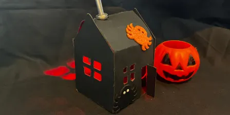 Basic Electronics: Spooky Houses with Dimmable Light with Mark