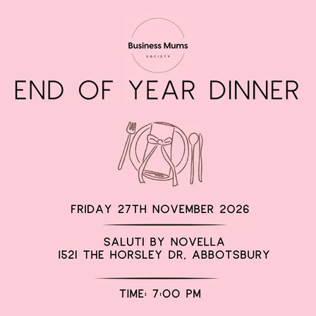 End of year dinner