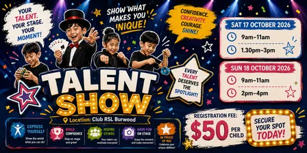 Talent Show at Kids Enrichment Expo Oct 2026