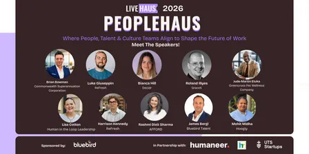 PeopleHaus Sydney · Nov 2026: Where People, Talent & Culture Teams Align to Shape the Future of Work