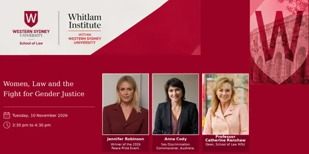 Women, Law and the Fight for Gender Justice