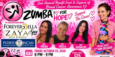 2nd Anual Zumba®️ For Hope