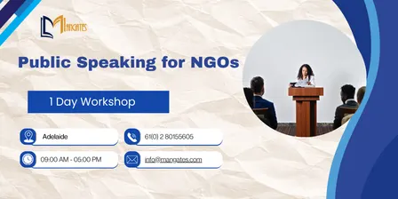 Public Speaking for NGOs: 1 Day Training in Adelaide