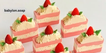 Dessert Soap Cold Process Soap Workshop Strawberry Cake Fruits Cake soap