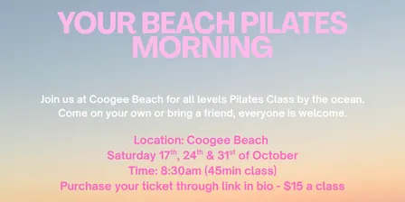 PN Pilates Haus x Coogee Beach