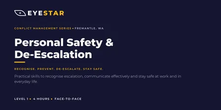 Personal Safety & De-escalation Training