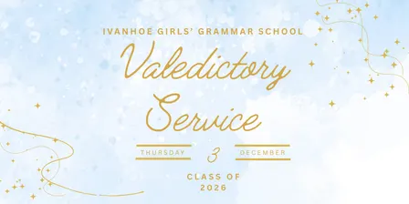 Class of 2026 Valedictory Service Only