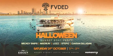 FVDED Halloween Sunset Boat Party