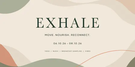 EXHALE. Move with sunrise yoga.