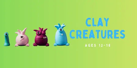 Clay Creatures • Spring School Holiday Program 2026 • Ballarat Library