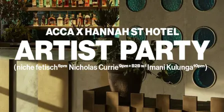 NEW26 Artist Party at Hannah St Hotel