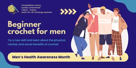 Beginner crochet for men