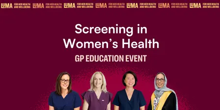 GP Education: Screening in Women's Health