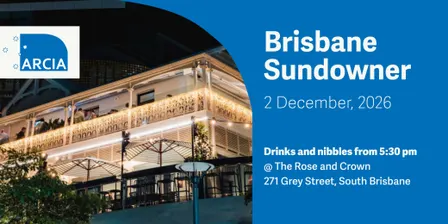 ARCIA Sundowner: Brisbane 2 December 2026