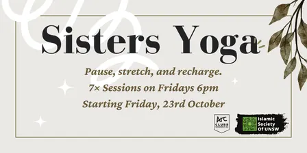 Sisters Yoga with ISOC UNSW - Term 3 2026