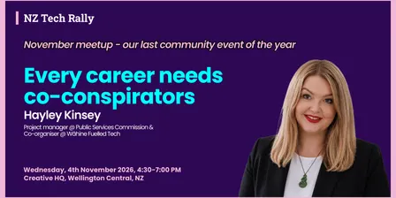 NZ Tech Rally November 2026 meetup