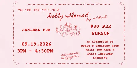 Dolly Themed Paint & Sip