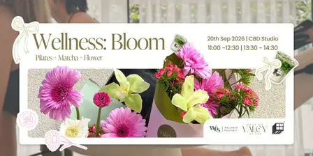 Wellness Bloom: Flower x Pilates x Matcha