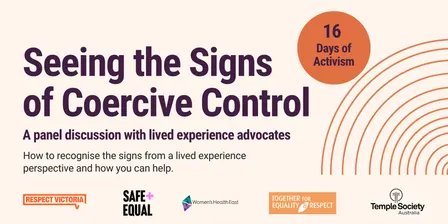 Seeing the signs of coercive control