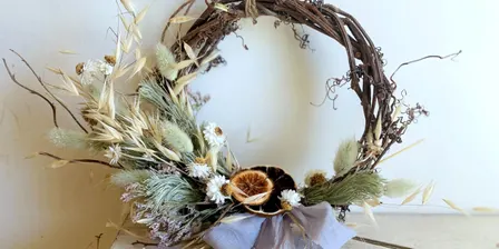 Wabi-Sabi Inspired Mini Wreath Workshop