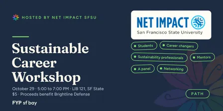 Net Impact SFSU Sustainable Career Workshop