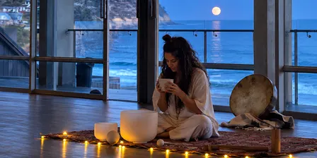 NOVEMBER Full Moon Yin Evening Yoga & Cacao