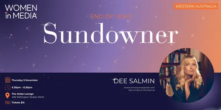 Women in Media WA 2026 End-of-Year Sundowner with Dee Salmin