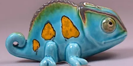 Create a Chameleon using Sun Clay
