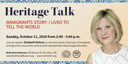 Heritage Talk - Elizabeth Mehren