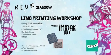 Neuk Glasgow: Lino Printing Workshop