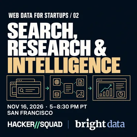 Web Data for Startups #02 — Search, Research & Intelligence