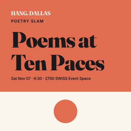 Poems at Ten Paces