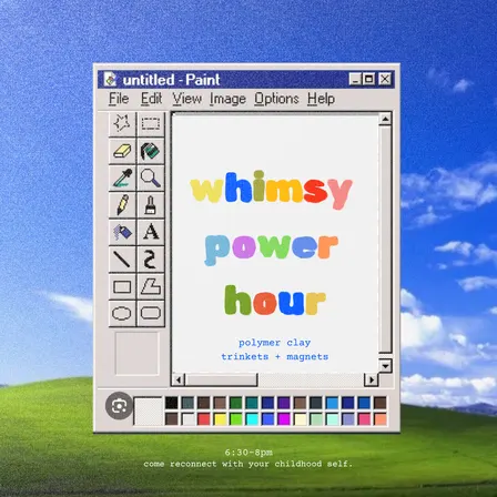 whimsy power hour: polymer clay play