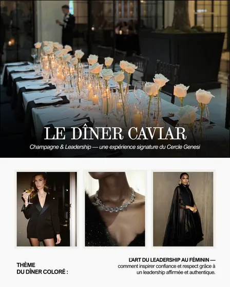 LE DÎNER CAVIAR – champagne & leadership.