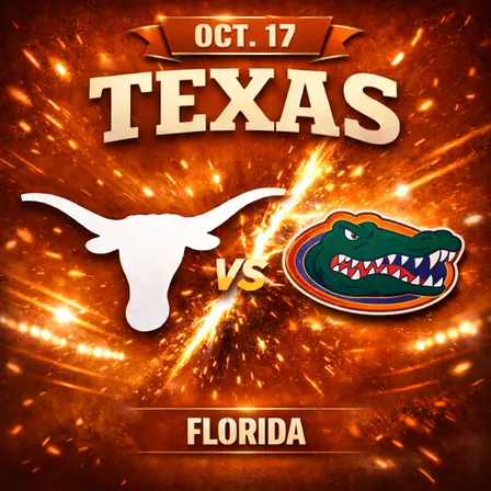 Texas Longhorns vs Florida Gators @ DKR