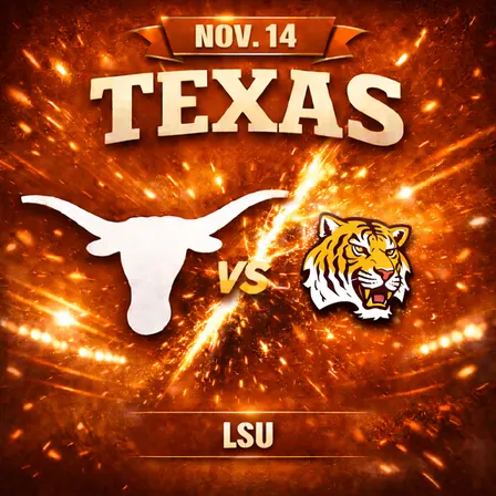 Texas Longhorns vs LSU Tigers @ Tiger Stadium, Baton Rouge, La.