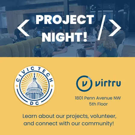 Civic Tech DC Project Night