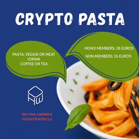 Crypto Pasta by House of Web3