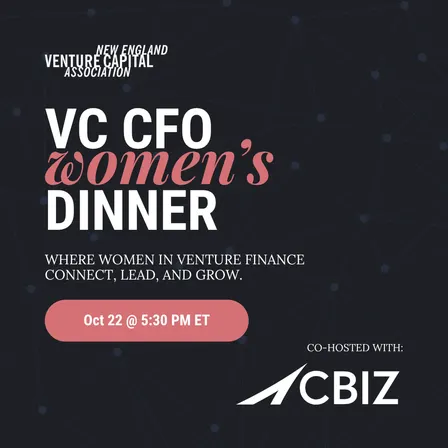 VC CFO Dinner: Women in VC Finance Edition