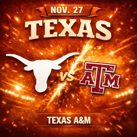 Texas Longhorns vs Texas A&M Aggies @ Kyle Field, College Station, Texas