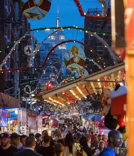 Texpats go to the Feast of San Gennaro