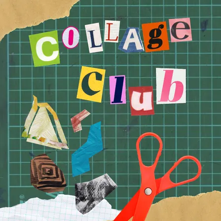collage club: decoupage paper lamps