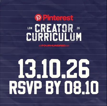 The 400 Club x Pinterest: Creator Curriculum