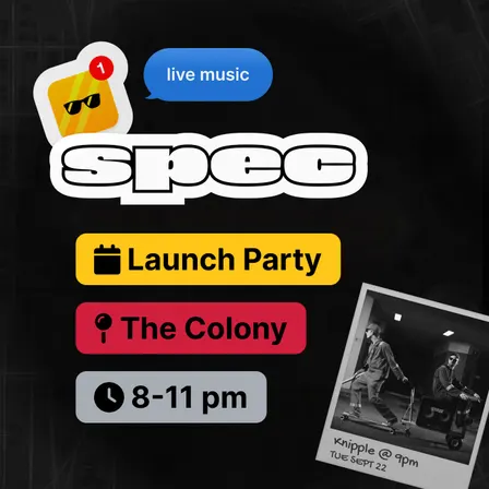 Spec Launch Party: A Live Music App for Tulsa
